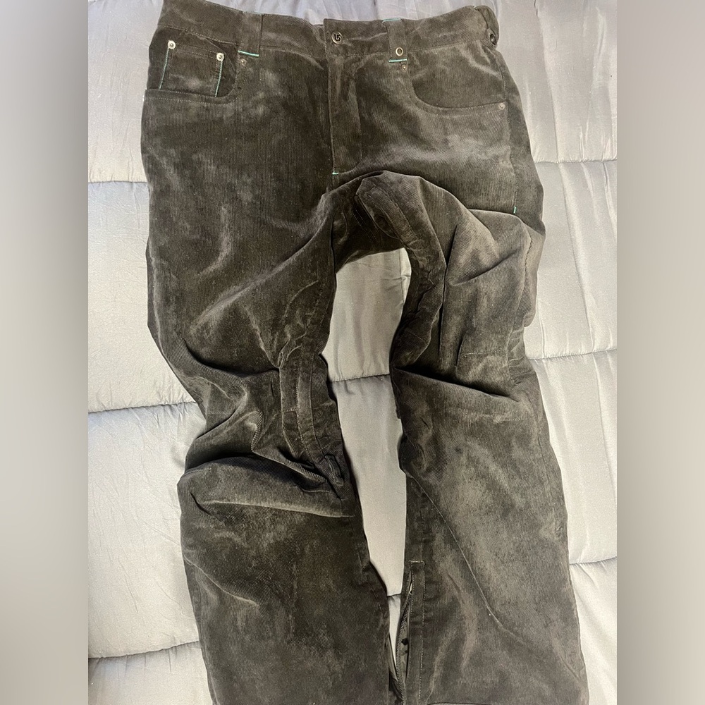 Burton Men's DRYRIDE Snowboarding Corduroy pants Size Large - Picture 6 of 6